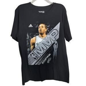 M1087) Adidas Kawhi Leonard MVP San Antonio Spurs NBA Tee Large